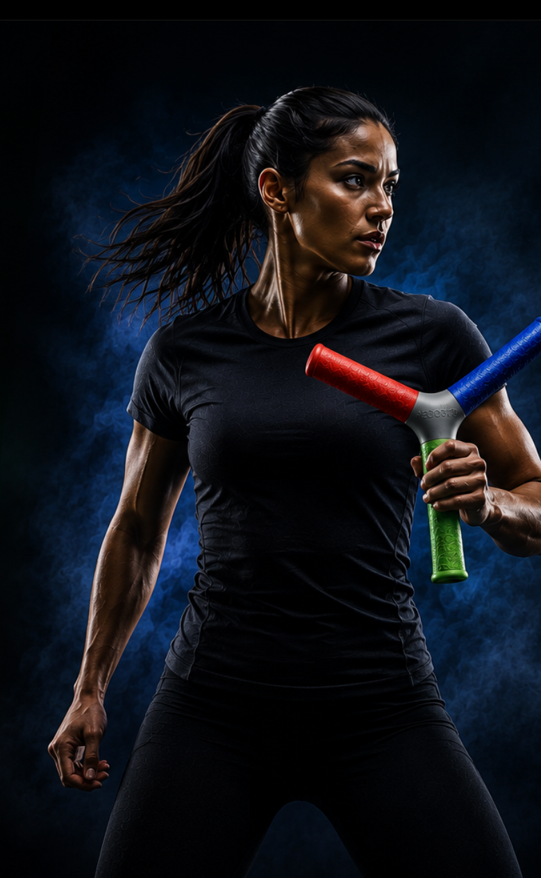 HECOstix® — three-pronged hand-eye coordination trainer