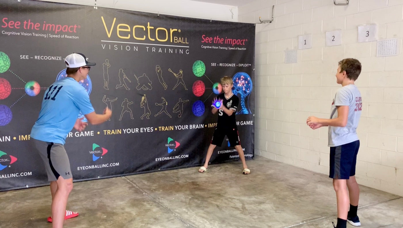 Team wall drill with Vector Ball